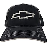 Chevrolet Bowtie Baseball Cap for Men - Black Chevy Logo Automotive Racing Hat