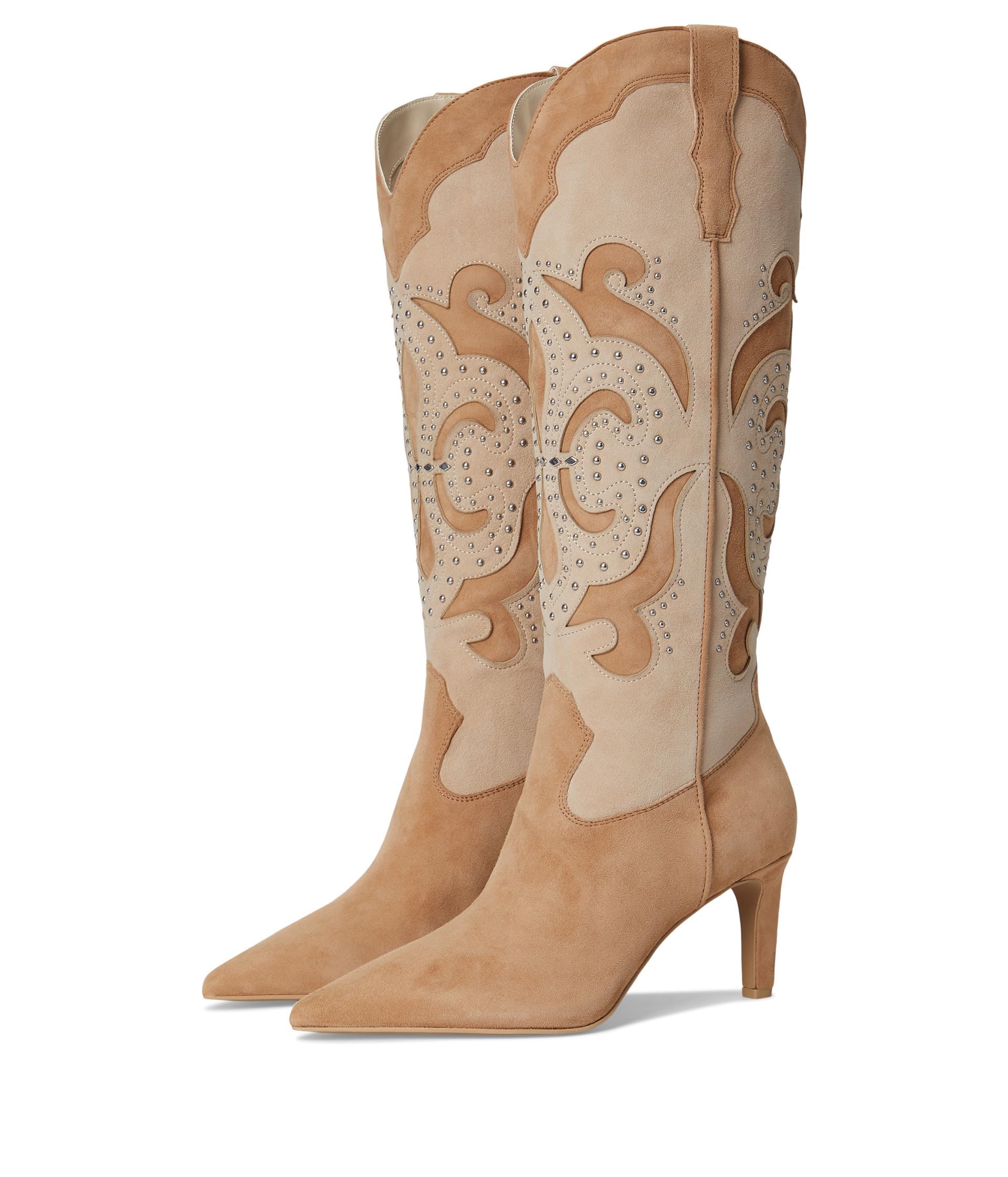 Photo 1 of Dolce Vita Women's Finley Stud, Camel Suede, 6.0, Medium