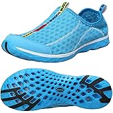 Zhuanglin Men's Quick Drying Aqua Water Shoes,3-Second Drainage & All-Terrain for Swimming,Hiking,Yoga