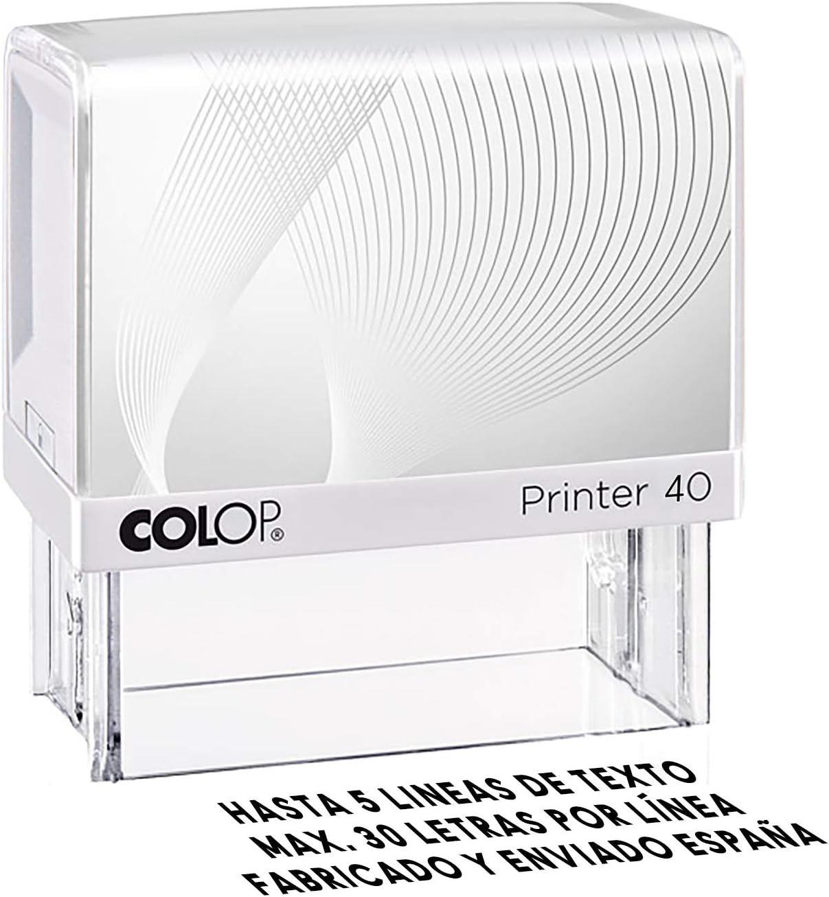 Tampon personnalisé jusqu'à 4 Lignes, tampon en caoutchouc avec encre