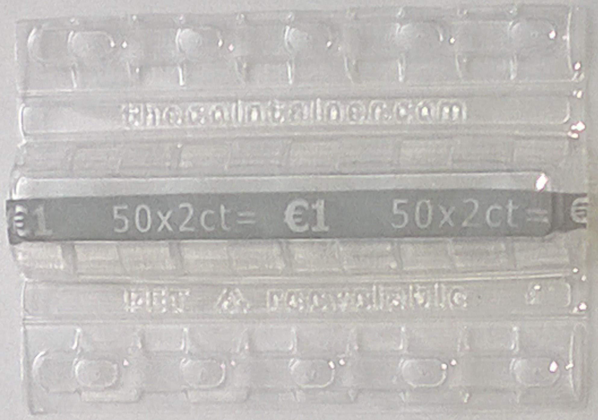 Monetique Pack of 250 Holders for Parts 0,02?