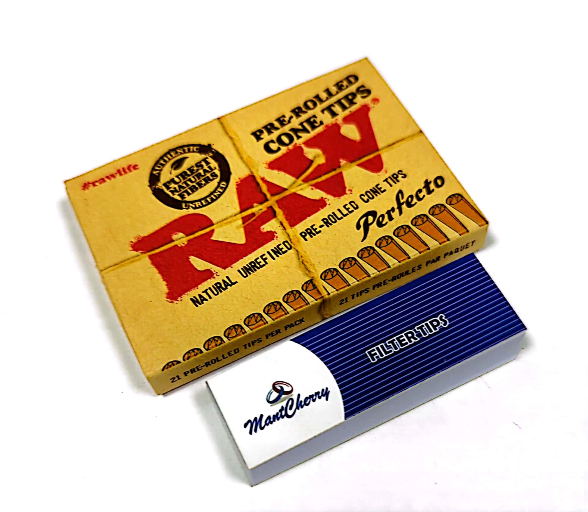 Introducing New Products From Raw sold by Trendz (Raw Perfecto Pre Rolled Cone Tips - 1 Pack of 21 Tips)