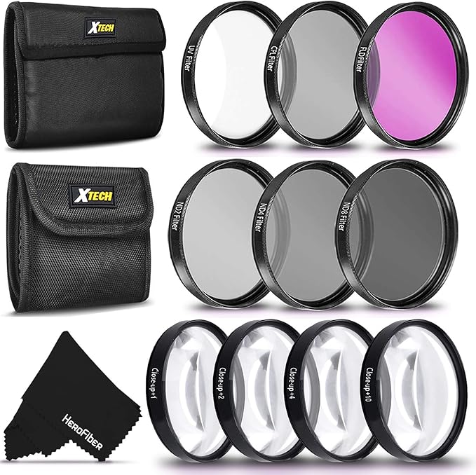Ultimate 10pc 77MM Professional Filters KIT Including