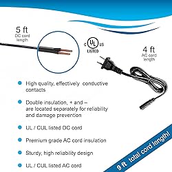 HQRP Replacement AC Adapter/Charger Compatible with