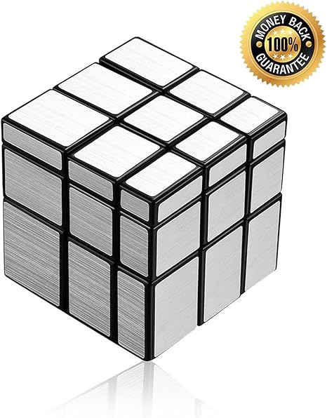 Amazon ミラーキューブ ミラーブロックス スピードキューブ 不規則な3x3x3 57mmシルバー おもちゃ おもちゃ