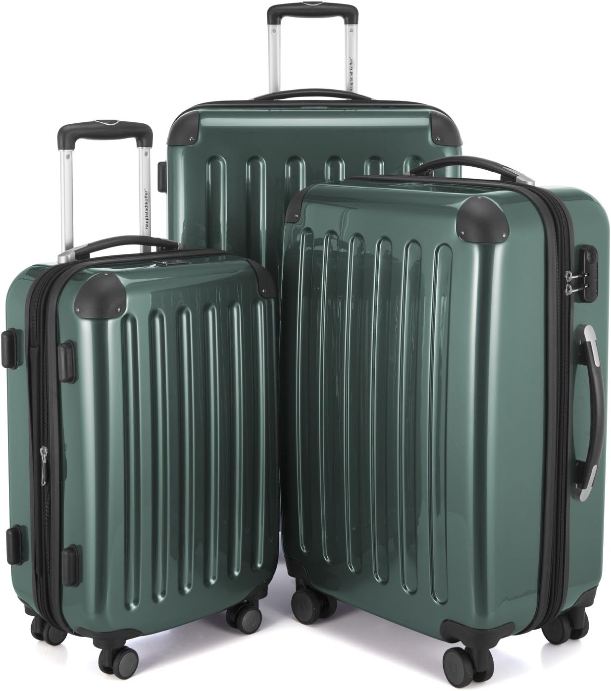 Hauptstadtkoffer Alex 3-Piece Suitcase Set, Cabin Suitcase 55 cm, Medium Suitcase 65 cm & Large Travel Suitcase 75 cm