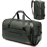 Garment Bags for Travel,45L Carry on Convertible Garment Duffle bag for Men Women - 3 in 1 Hanging Suit Travel Bag with Shoulder Strap