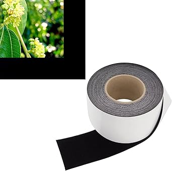 Amazon.com: Rollo de 3.0 in, cinta de borde negro para ...