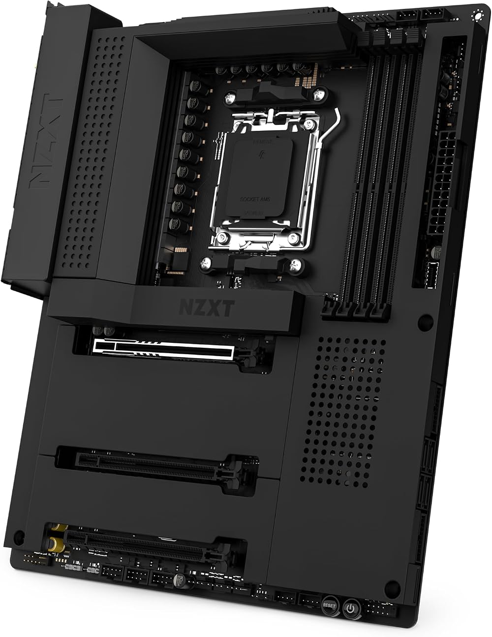 NZXT N7 B650E ATX Motherboard AMD Ryzen 7000/8000/9000 DDR5 Wi-Fi 6E Black