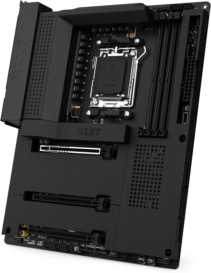 NZXT N7 B650E ATX Motherboard AMD Ryzen 7000/8000/9000 DDR5 Wi-Fi 6E Black