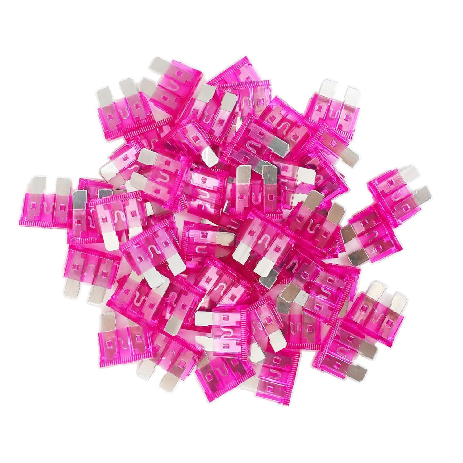 (80Pcs) 4 Amp Standard Fuse, 4A Car Blade Fuses for
