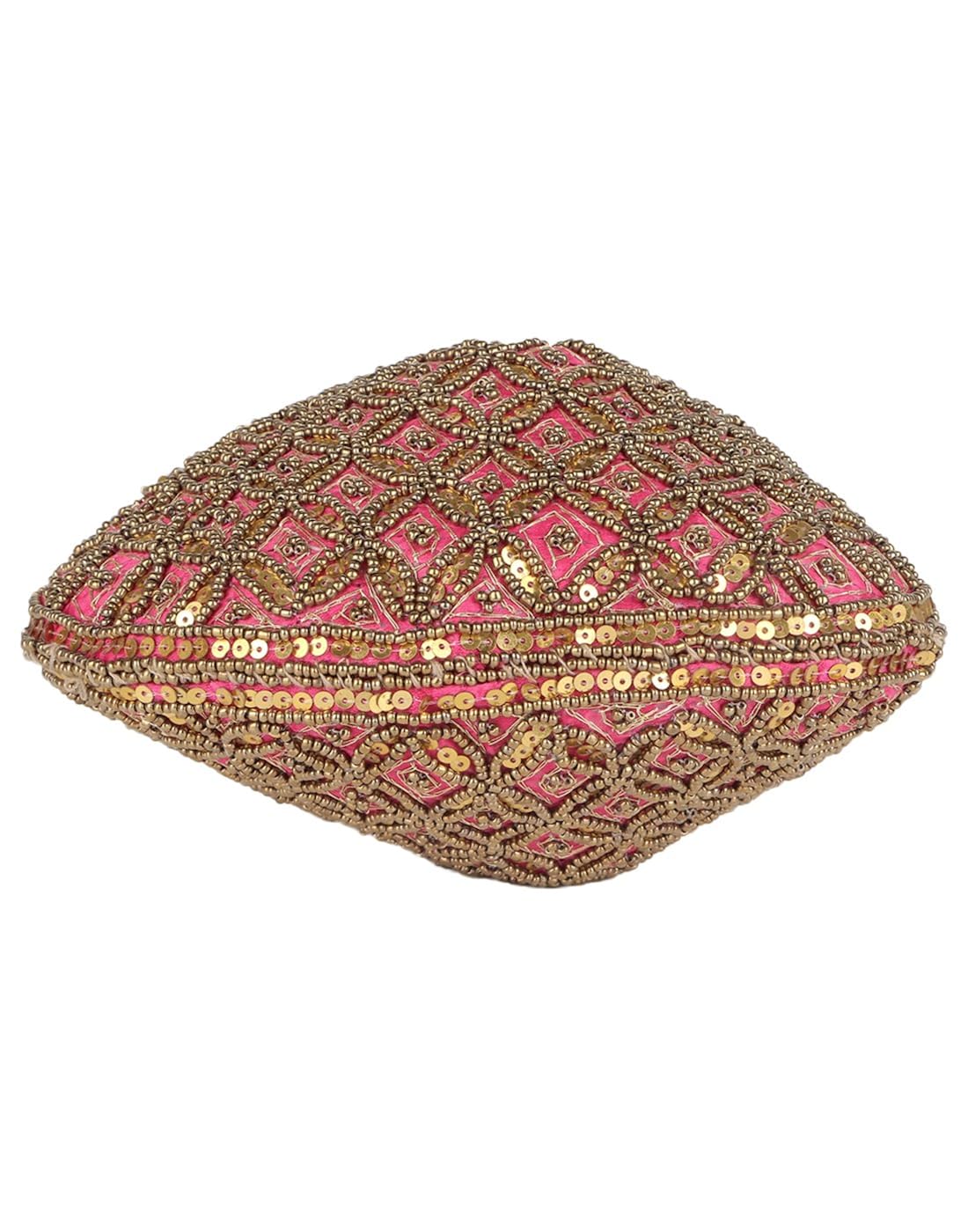 fashiondrobe women's broad potli (pink)(fdbp007)