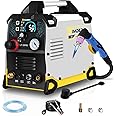 SSIMDER Plasma Cutter 50Amp, 110V/220V Non-Touch Pilot ARC 1/2" Clean Cut 3/4 inch Maximum Cut, Large LED Display and 2T/4T IGBT Inverter Cutter for Metal Fabrication/Automotive/DIY/Workshops