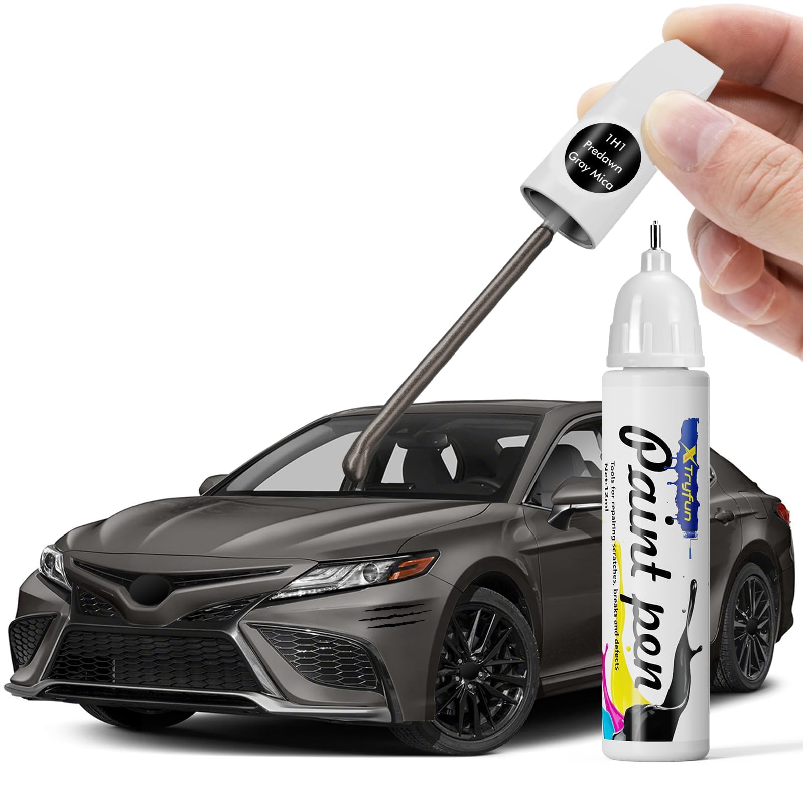 XTryfun 1H1 Predawn Gray Mica Touch Up Paint