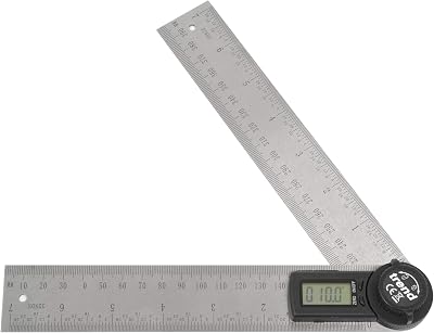 Trend 7 inch Stainless Steel Digital Angle Finder Ruler DAR/200 Silver