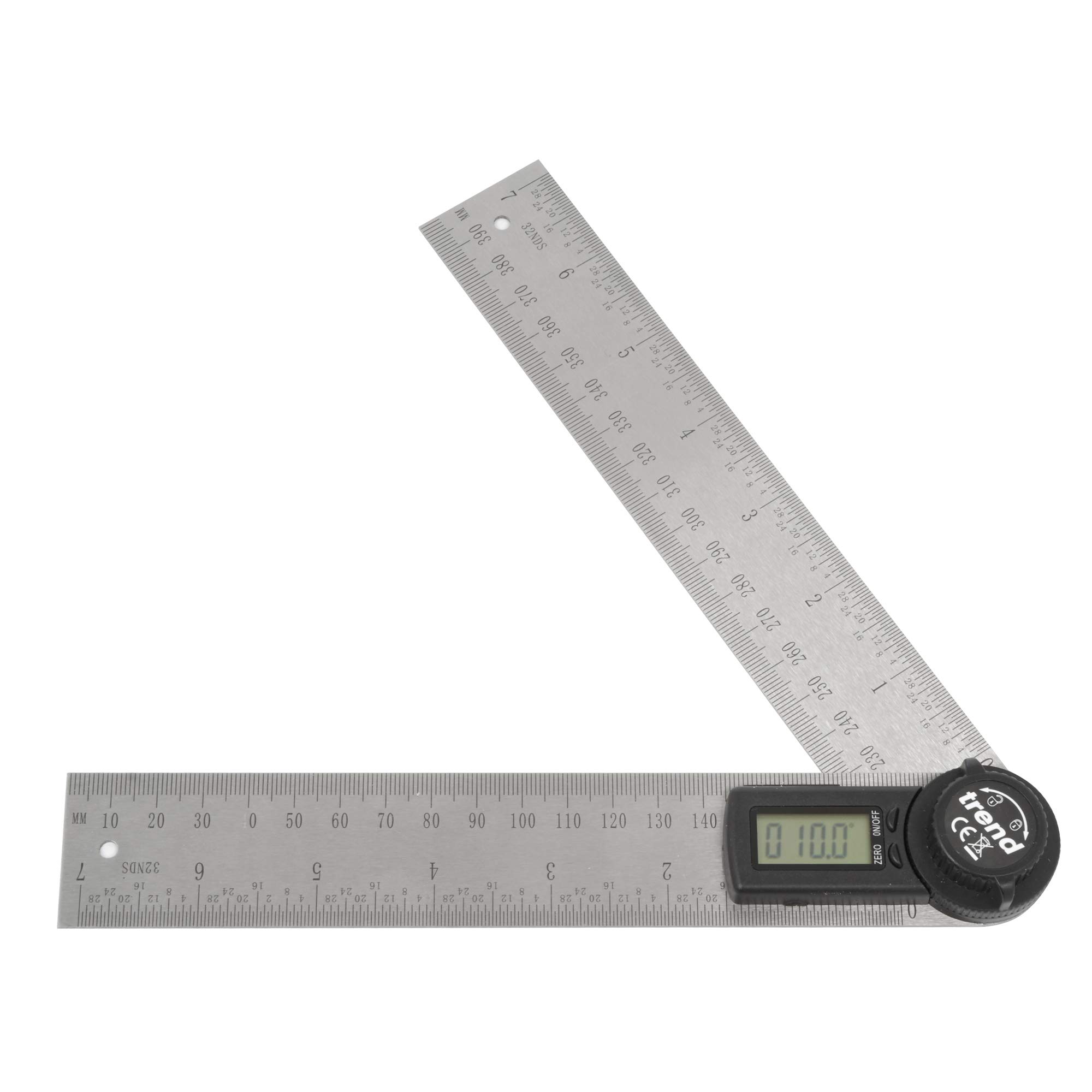 Trend 7 Inch Digital Angle Finder Ruler for Precise Internal and External Angle Measurements, DAR/200