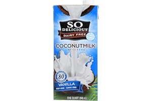 So Delicious Organic Vanilla Coconut Milk Beverage, 32 Ounce - 12 per case.