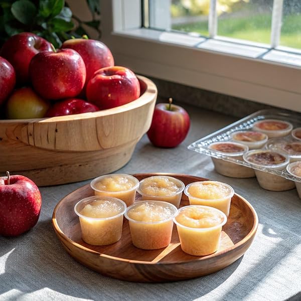 365 BY WHOLE FOODS MARKET, ORGANIC UNSWEETENED APPLE SAUCE CUPS, 4 OUNCE (PACK OF 6)