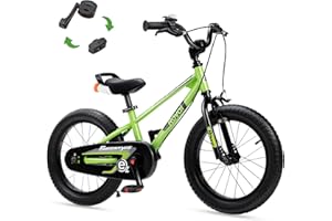 RoyalBaby Kids Bike EZ Balance to Pedal Dual Handbrake Toddlers Boys Girls Bicycle 12-20 Inch for Age 3-10 Years