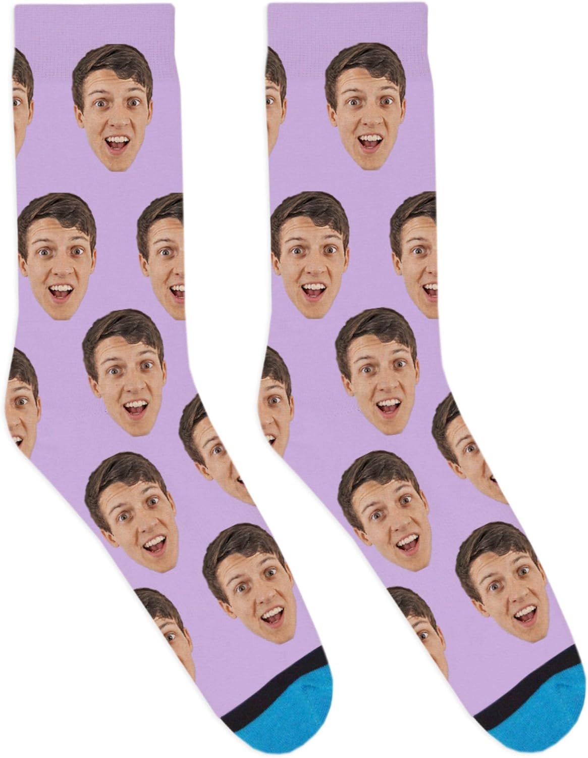 DivvyUp Socks - Custom Face Socks at Amazon Men's Clothing store