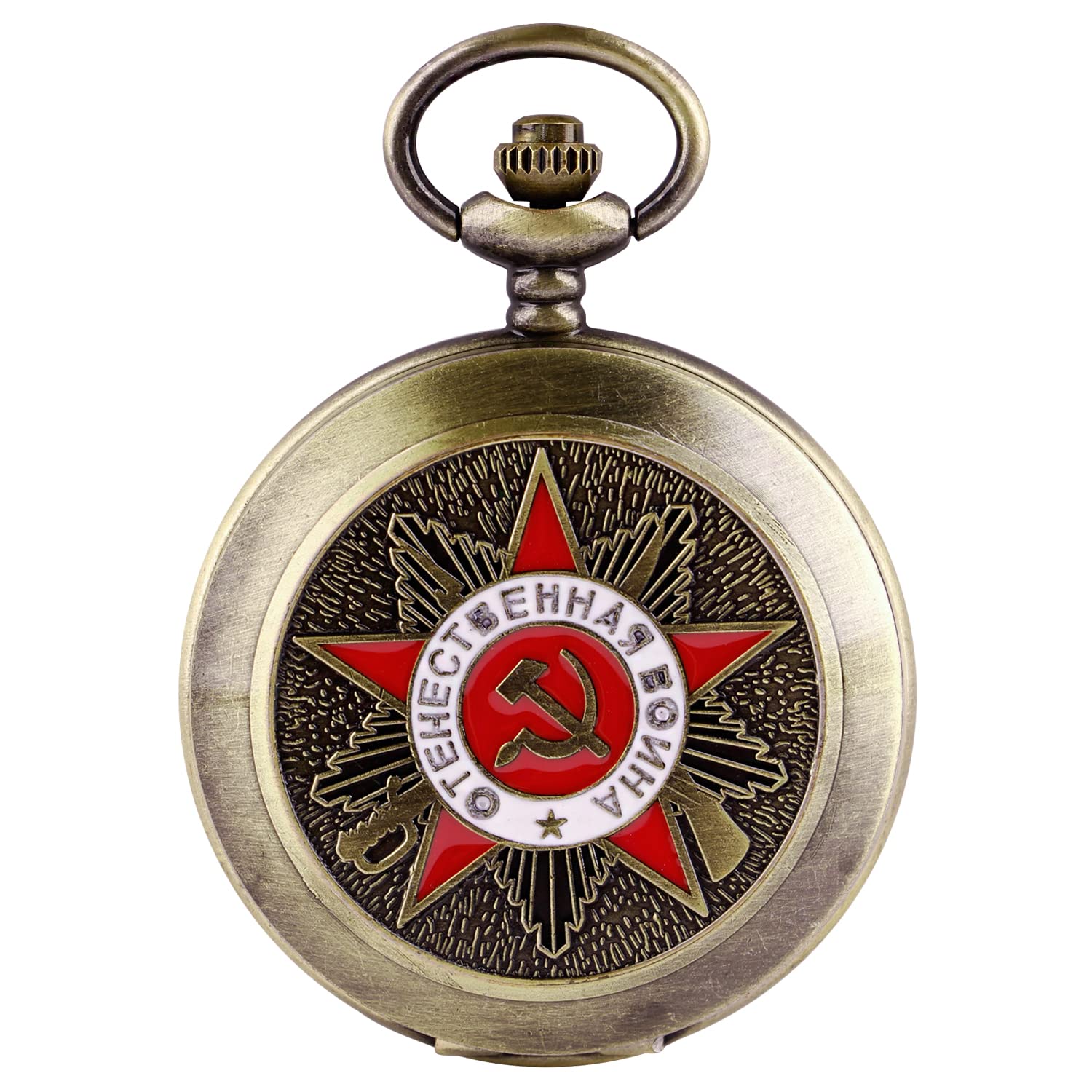 Tiong Pocket Watch Vintage Quartz Sickle Pocket Watch Present for Best Man,Usher,Groom,Birthday,Valentines,Graduation,Father Day Gift