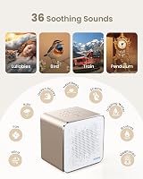RENPHO White Noise Machine 36 Sounds Timer Memory Portable Baby Adult view 6