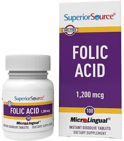 b12 injections and folic acid tablets Amazon.com: Superior Source No Shot Vitamin B-12 Cyanocobalamin 1000 mcg & Folic  Acid 400 mcg - Offers Energy, Heart, Brain, & Stress Support