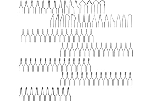 FIRELOOD 100pcs Wood Burning Kit,Wood Burning Tips Wood Burner tip,Burning Tool Wood Burning High impedance Nickel-Chromium Wire Pen tip Wood Burning Tool Pen tip can Replace Accessories (Pen tips-1-100 p)