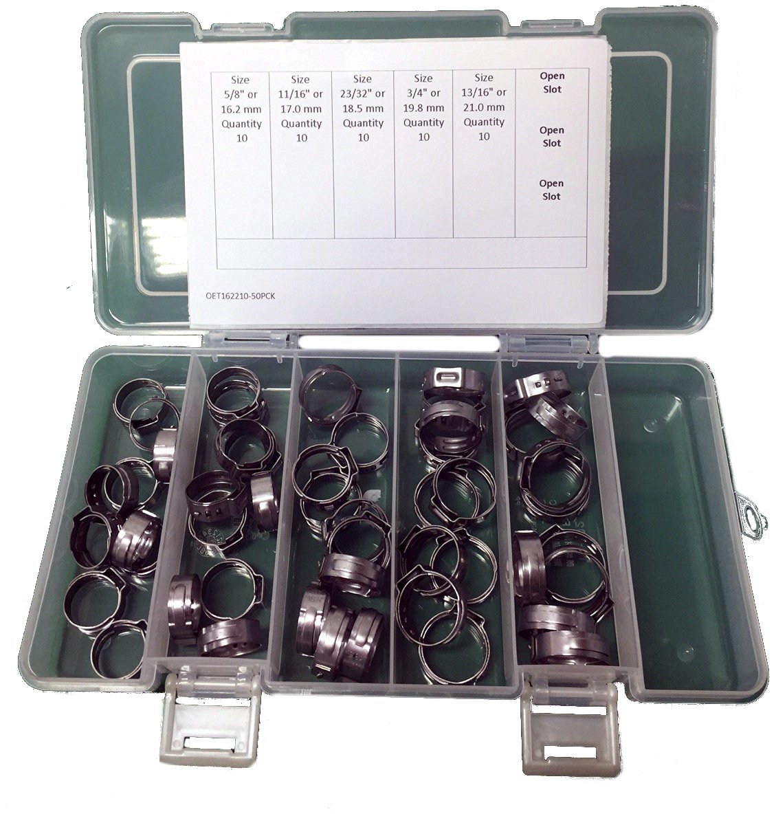 Oetiker Stepless OET16221050PCK Clamp Assortment Case Ear Clamps