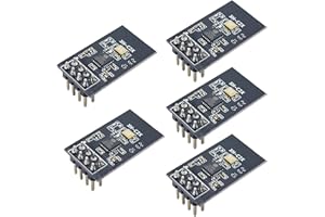 Wishiot ESP8266 ESP-01S WiFi Wireless Serial Transceiver Module 4MB Flash 3.3V Wi-Fi Module Compatible with Ar-duino IDE (5pc