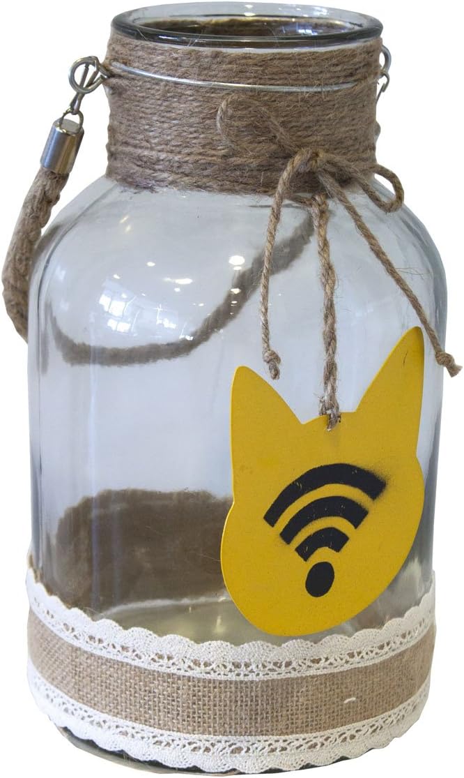 Glass Vase and Jute