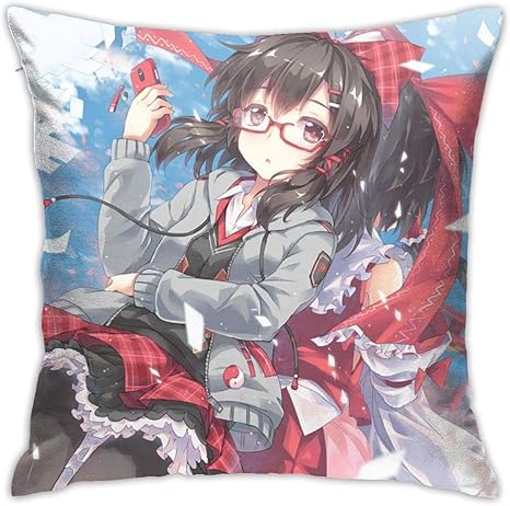Amazon Co Jp クッションカバー 東方project 博麗霊夢 クッションカバー アニメ柄 座布団カバー おしゃれ 抱き枕カバー 45 45cm 部屋雑貨 ソファー 車用 インテリア 飾り ベッド 背当て 枕カバー アニメ ホーム キッチン