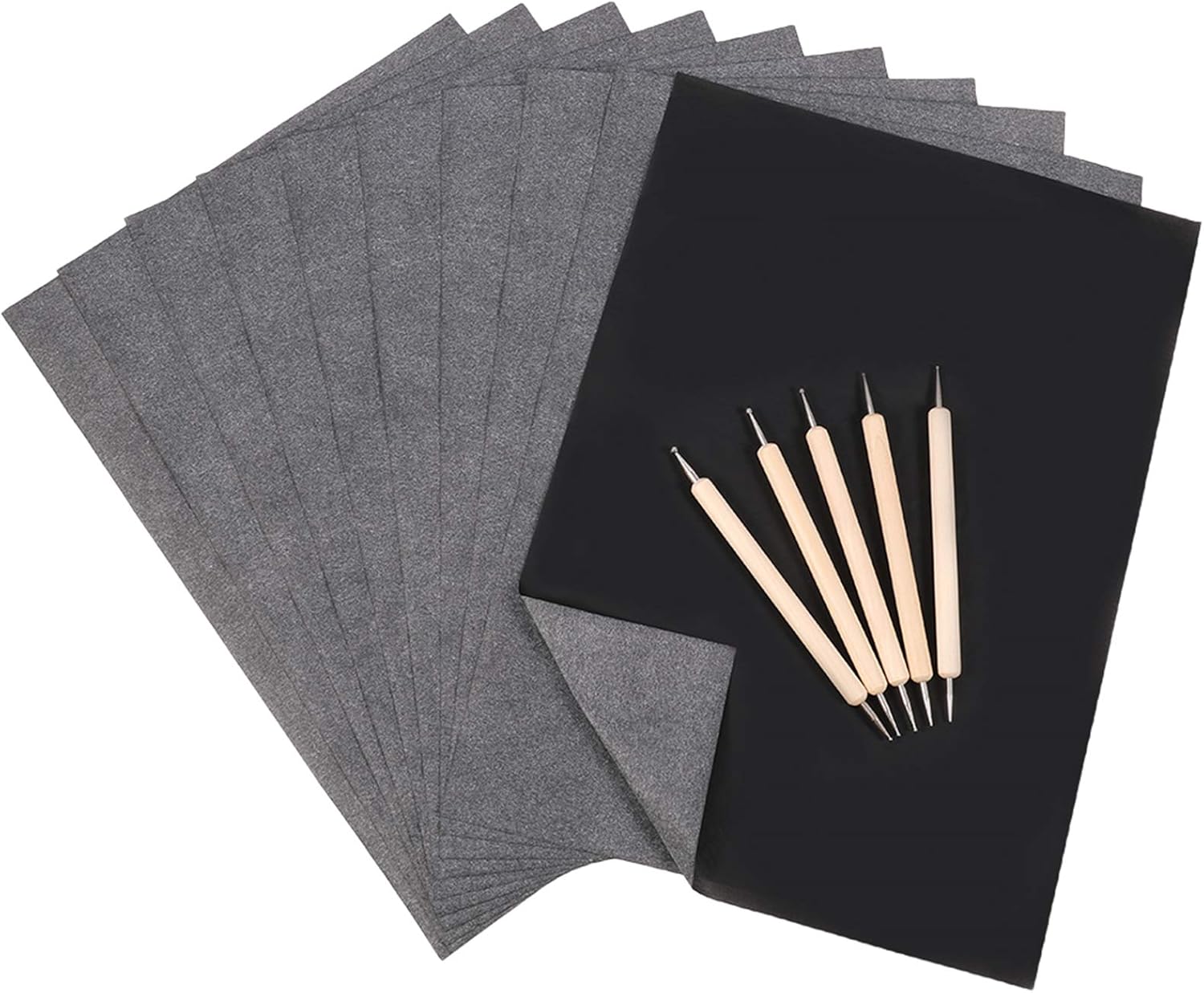 Xinstroe 120PCS Carbon Papier Schwarz Graphitpapier Black Carbon
