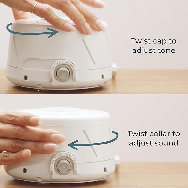 YOGASLEEP DOHM CLASSIC (WHITE) THE ORIGINAL WHITE NOISE SOUND MACHINE, SOOTHING NATURAL SOUNDS FROM A REAL FAN, SLEEP THERAPY FOR ADULTS & BABY, NOISE CANCELLING FOR OFFICE PRIVACY & MEDITATION
