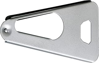 Westmark Vielzwecköffner mit Gummi-Lippe, Glas- und Flaschenöffner/Deckelöffner, Länge: 17 cm, Stahl/Gummi, Twist, Silber, 10502270