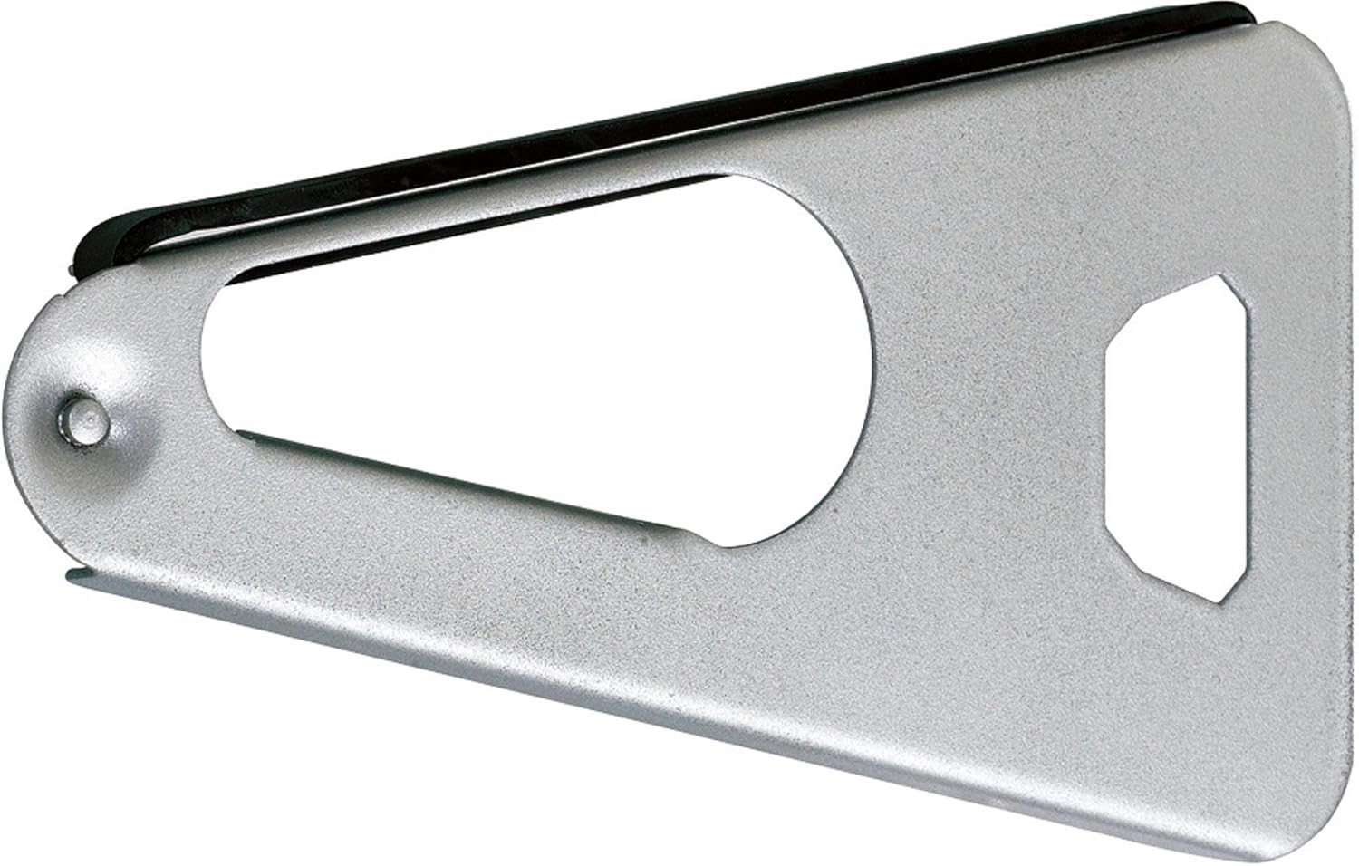 Westmark Vielzwecköffner mit Gummi-Lippe, Glas- und Flaschenöffner/Deckelöffner, Länge: 17 cm, Stahl/Gummi, Twist, Silber, 10502270