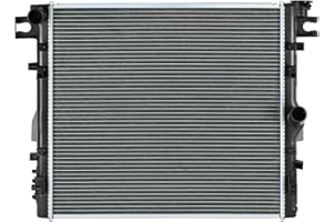SPELAB CU2957 Radiator Replacement - Fits 2007 2008 2009 2010 2011 2012 2013 2014 2015 2016 2017 Compatible with Jeep Wrangler, 2018 Wrangler JK - 3.6L, 3.8L V6 - Compatible with 4WD, RWD