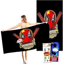 Amazon.com: Deadpool Beach Towel Set - Bundle of 40" x 72" Marvel ...