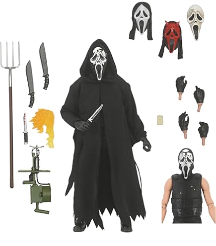 Amazon.com: Movie Maniacs Series 2: Scream Ghostface : Toys & Games