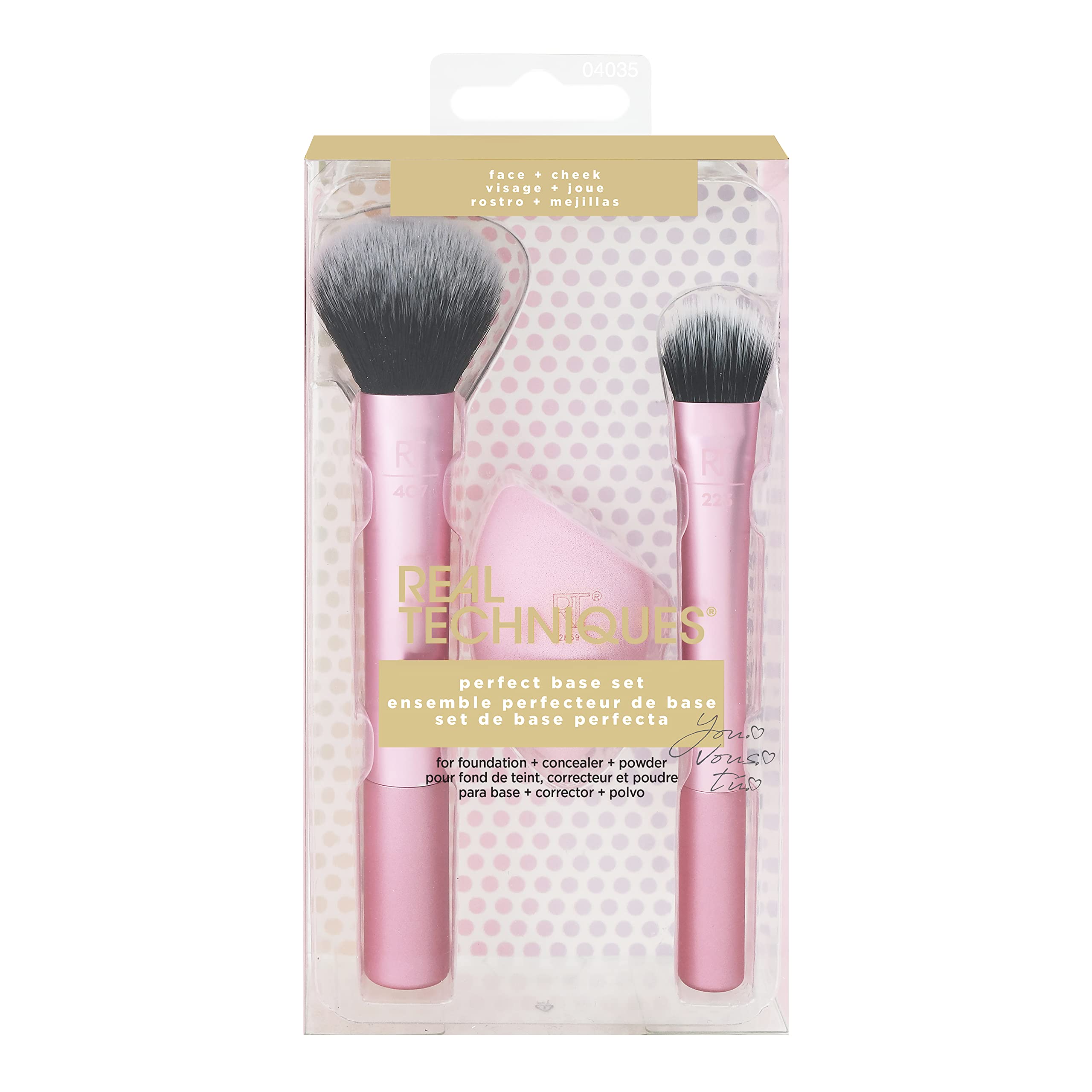 Real Techniques Perfect Base Makeup Brush Set 4035