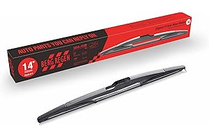 BERG REGEN Rear Wiper Blades 14 inch(14-D), Replacement For Ford Edge 2014-2007, Mazda 3 2009-2004, Volvo XC60 2017-2012, Lincoln MKX 2015-2007, Back Windshield Wiper Blades +More Cars
