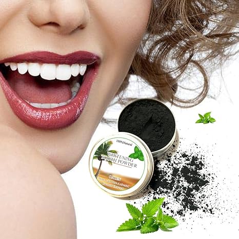 Starter Pérdida de Ventas Polvo de Diente Negro de bambú Natural del carbón de leña,