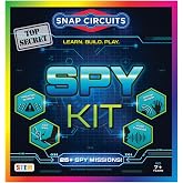 SNAP CIRCUITS Spy Kit STEM Toy, 25+ Activities for Kids Ages 7+ | Complete 25+ spy-themed STEM activities using electronics, detection and hands-on problem-solving challenges