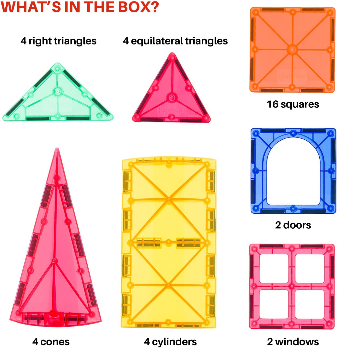 playbees magnetic tiles