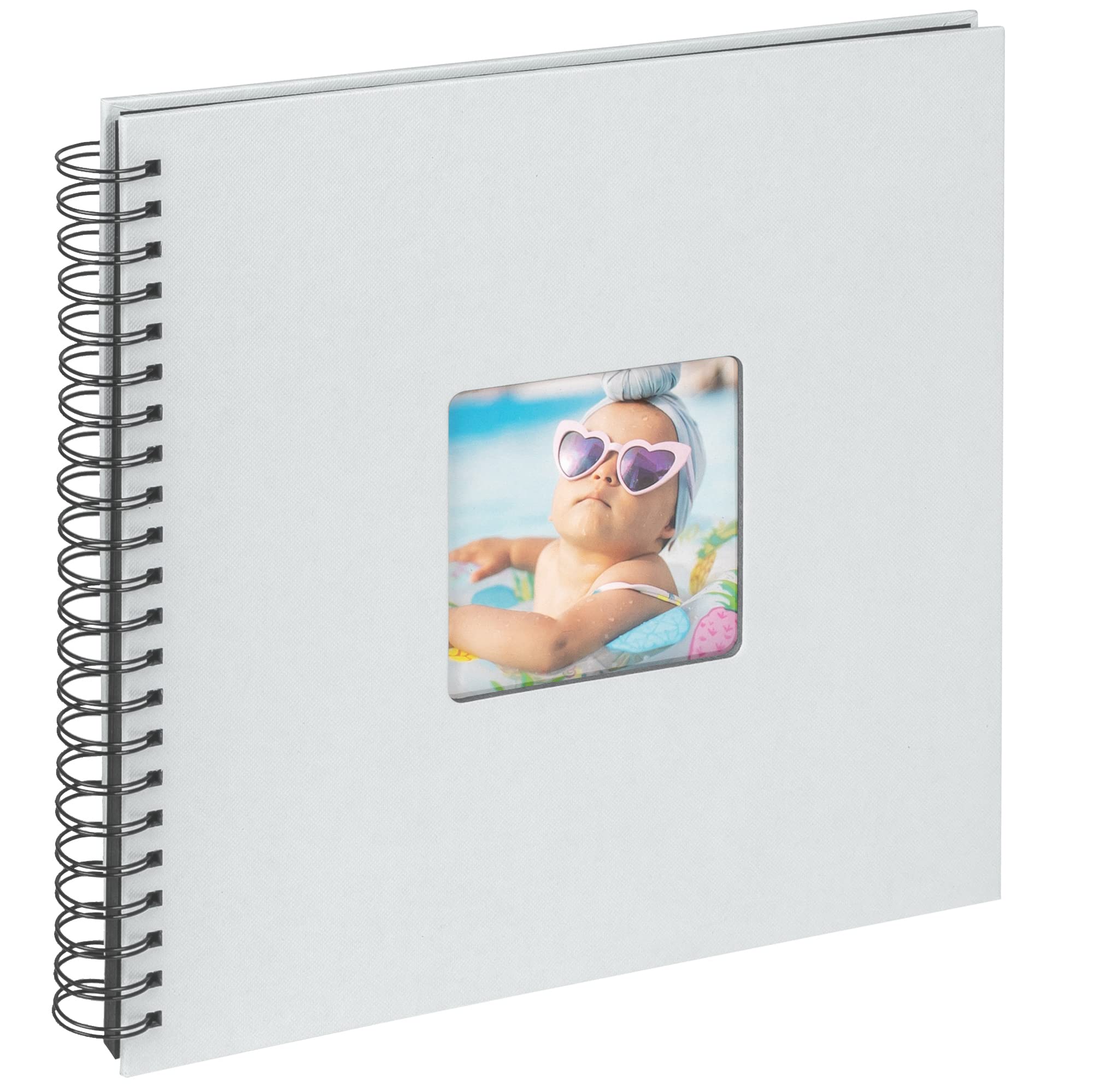 walther design SA-110-BL Photo album Fun Baby, 30x30 cm, light blue