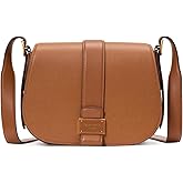 kate spade new york womens Nouveau Textured Leather Medium Saddle Crossbody