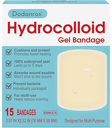 Amazon.com: CVS Health Advanced Healing Hydrocolloid Bandages (Large Areas)  : Health & Household