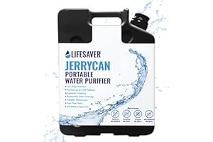 Lifesaver Jerrycan Water Purifier - Military Spec, Heavy Duty Water Purifier for Overlanding, Camping, Hiking, Emergency Preparedness and Survival Kit