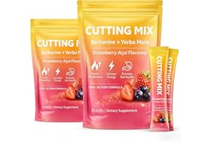 Cutting Drink 𝐌𝐢𝐱 – Cutting 𝐌𝐢𝐱 Drink Berberine Yerba Mate, Daily Metabolic Balance Powder - 30 Servings (2)