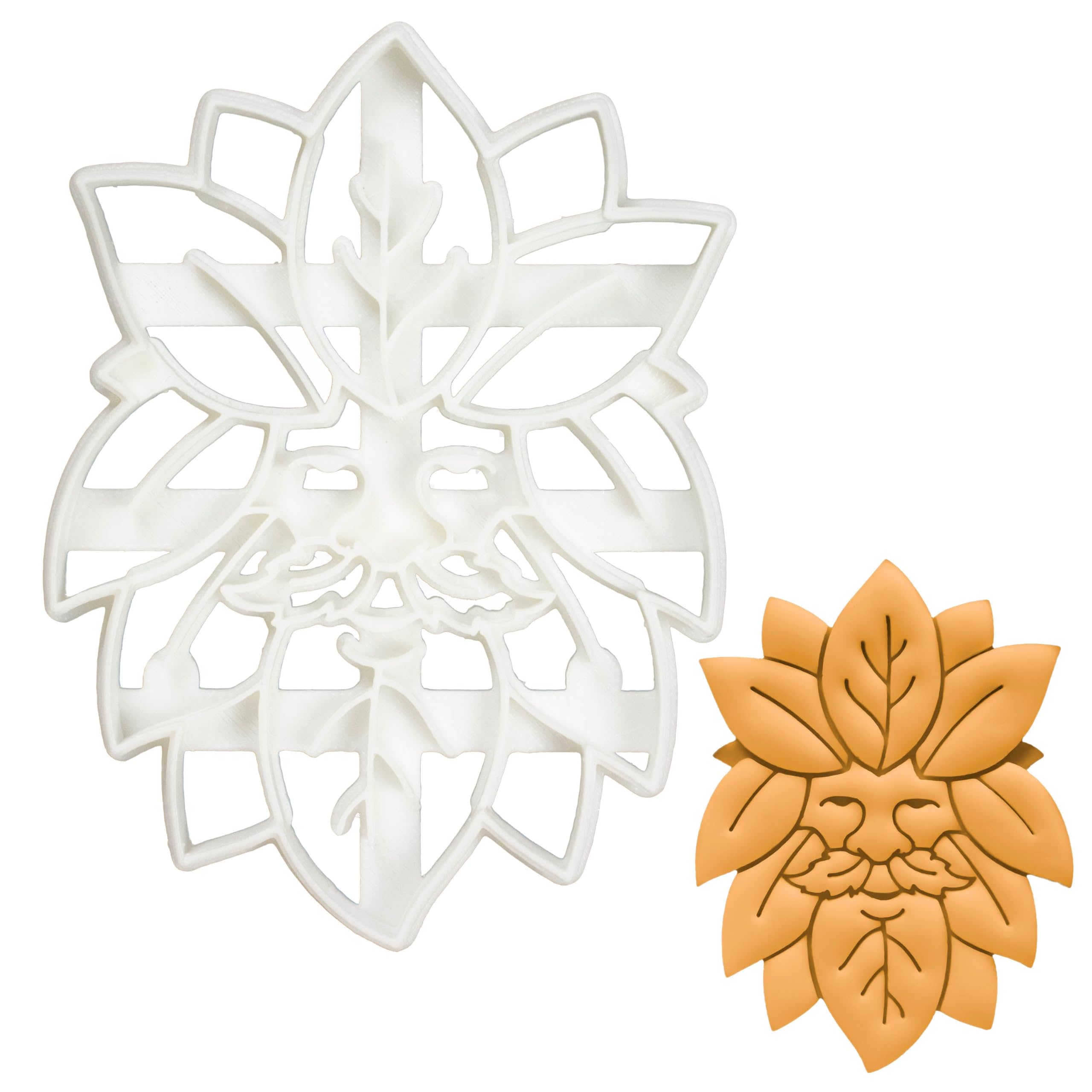 BAKERLOGY Green Man Cookie Cutter - Detailed Biscuit Cutter Design for Baking and Crafts, Ideal on Fondant, Dough, Clay